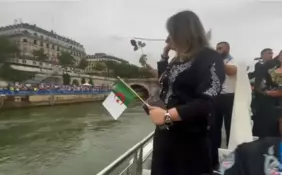 أولمبياد: التفاتة الوفد الجزائري على نهر 
